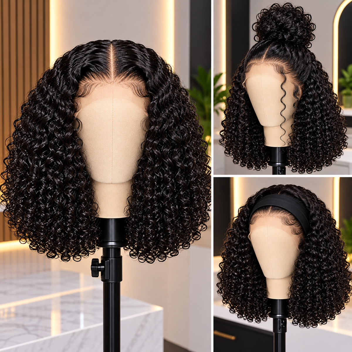 Iyobor Talia Noir Curl Luxe Human Hair Wig